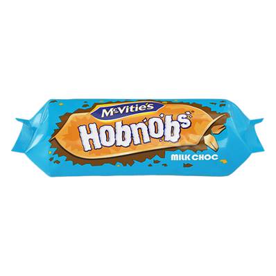 MILK CHOCOLATE HOBNOBS (MCVITIE'S)