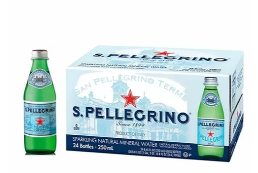 SPARKLING WATER GLASS BOTTLES (SAN PELLEGRINO)