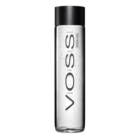 SPARKLING WATER GLASS BOTTLE (VOSS)