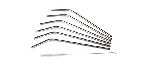 METAL STRAWS (COM FOUR)