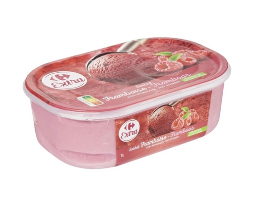 RASPBERRY SORBET (CARREFOUR EXTRA)