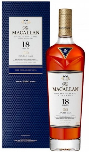 18 YEARS DOUBLE CASK SCOTCH MALT WHISKY (MACALLAN )