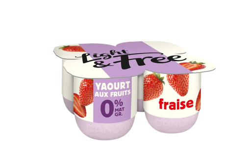 YOGHURT STRAWBERRY 0% MG (LIGHT & FREE)