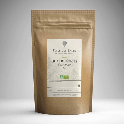 [ASQEP250] 4 SPICES POWDER ORGANIC (PLACE DES EPICES)