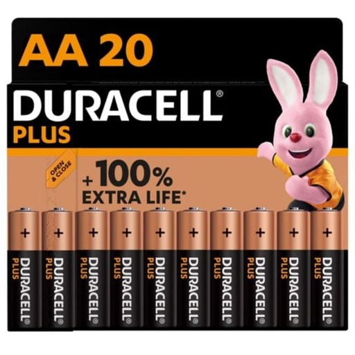 [FB22402200087880] BATTERIES AA/LR6 20 X AA (DURACELL )