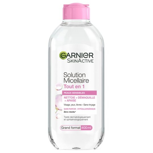 MICELLAR WATER FOR SENSITIVE SKIN ALL IN 1 (GARNIER)