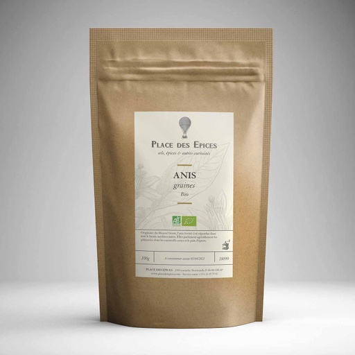 [ANIG200] ANISE SEED ORGANIC (PLACE DES EPICES)