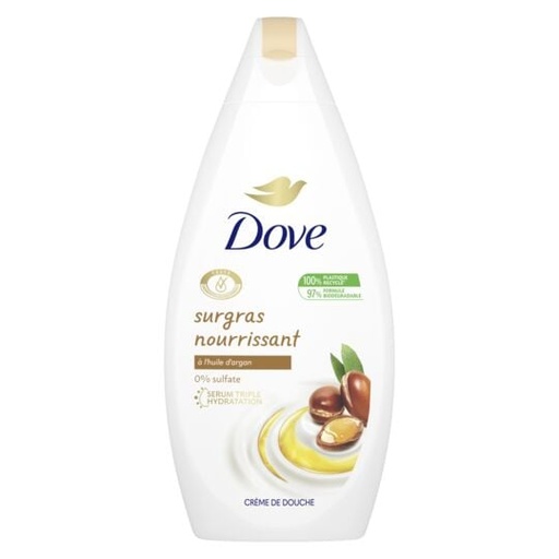 ARGAN OIL SUPERFATTED SHOWER CREAM (DOVE)