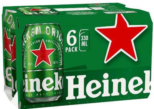 LAGER 5° CANS (HEINEKEN)