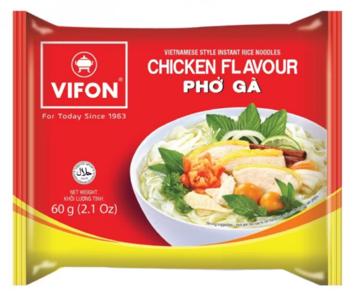 [68002B] CHICKEN FLAVOURED VERMICELLI SOUP PHO GA (VIFON)