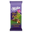 CHOCOLATE WITH ALMOND SLIVERS TENDRE NOIR (MILKA)