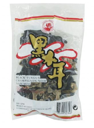 [2079] DRIED BLACK MUSHROOMS (WHITE BACK), SLICED (COCK)