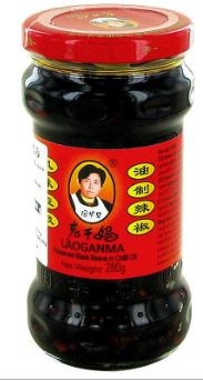 [2111203] PRESERVED BLACK BEANS IN CHILLI OIL (Laoganma)