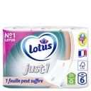 [48830] TOILET PAPER JUST ONE 5-PLY AQUA TUBE (LOTUS)