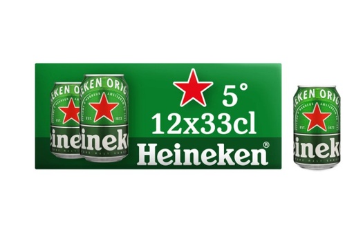 LAGER 5° CANS (HEINEKEN)