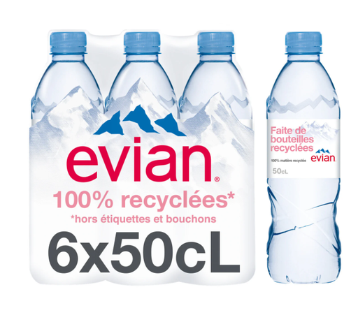 STILL WATER PLASTIC (EVIAN)