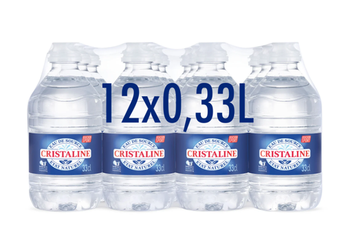 NATURAL SPRING WATER (PLASTIC BOTTLE) (CRISTALINE)