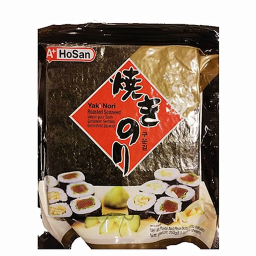 [492112] NORI SEAWEED FOR SUSHI 50 SHEETS (HOSAN)