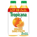 ORANGE JUICE WITH NO PULP AND NO ADDED SUGAR (TROPICANA)