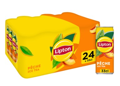 [246459] ICE TEA PEACH SLIM CAN (LIPTON)