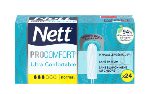 PRO-COMFORT NORMAL HYGIENIC TAMPONS (NETT)