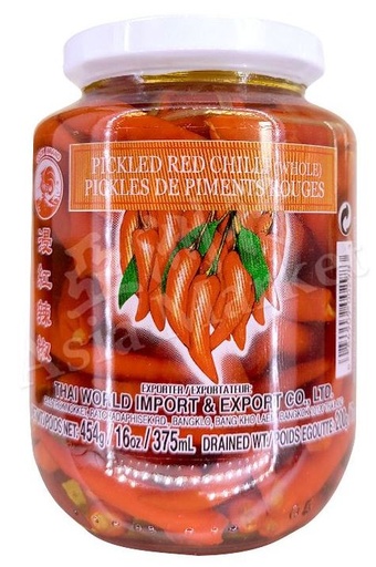 [35028] RED CHILLI PICKLES IN VINEGAR (COCK)