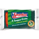 SCRUBBING SPONGE STOP GREASE + EASY RINSE LONG LIFE (SPONTEX)