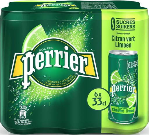 LIME FLAVOURED SPARKLING WATER (PERRIER)