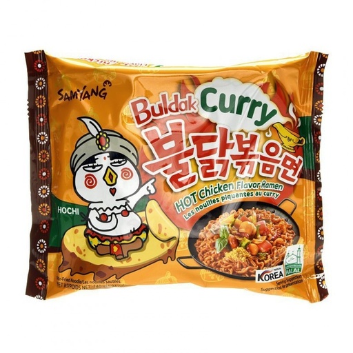 [106217] SPICY CURRY CHICKEN RAMEN "BULDAK "HALAL (SAMYANG)