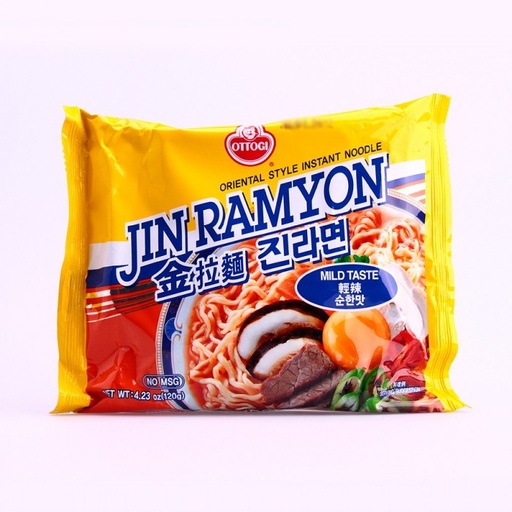 [17032B] Medium Spicy flavour noodle soup (Jin Ramyun) (Ottogi)