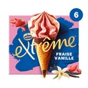 STRAWBERRY VANILLA ICE CREAM CONE (Extreme)