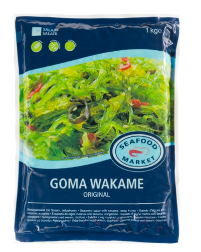 WAKAME SEAWEED SESAME SALAD FROZEN (SEAFOOD MARKET)