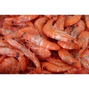 PRAWNS WHOLE & COOKED - 40/60 P (SURGELES D'ANTIBES)