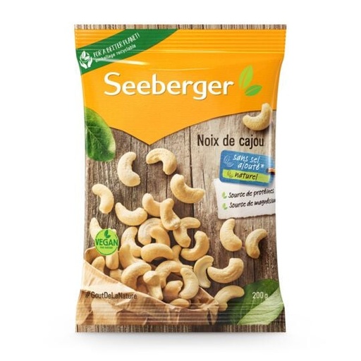 CASHEWS NUTS RAW UNSALTED (SEEBERGER)