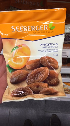 [3657607] DRIED APRICOTS  NO SULFATES (SEEBERGER)