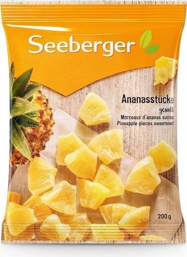 [4140107] DRIED PINEAPPLE CHUNKS (SEEBERGER)