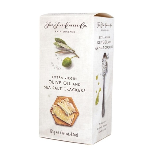 [THFR22] CRACKERS EXTRA VIRGIN OLIVE OIL AND SEA SALT  (THE FINE CHEESE CO.)