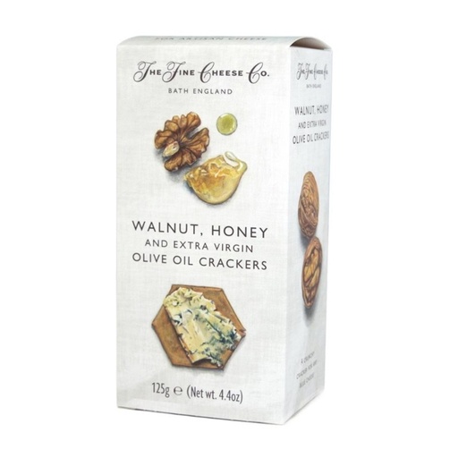 [THFR23] CRACKERS WALNUT, HONEY AND EXTRA VIRGIN OLIVE OIL (THE FINE CHEESE CO.)