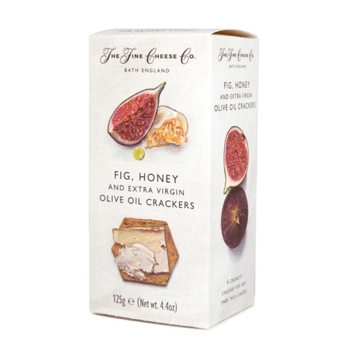 [THFR21] CRACKERS FIG, HONEY AND EXTRA VIRGIN OLIVE OIL (THE FINE CHEESE CO.)