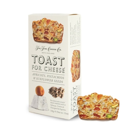 [THFR07] APRICOT, PISTACHIO & SESAME SEED TOAST (THE FINE CHEESE CO.)