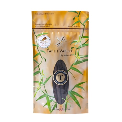 [TAHITI002] TAHITIAN VANILLA BEANS - 10 PODS (ALAIN ABEI)