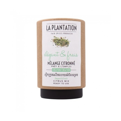 [PLANTATION11] LEMON MIX – FLEUR DE SEL WITH COMBAVA LEAVES (LA PLANTATION)