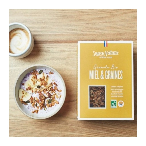 [GRANOLA02] GRANOLA HONEY AND SEEDS - ORGANIC (SUPER NATURE)