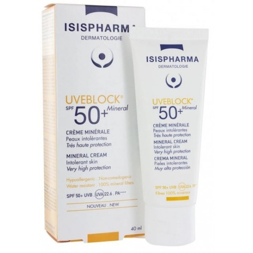 [3760269770270] UV BLOCK MINERAL CREAM SPF50+ (ISISPHARMA)