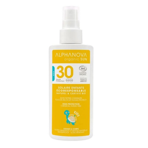 [3760075070731] SUN KIDS ORGANIC SUN CREAM SPF 30 (ALPHANOVA)