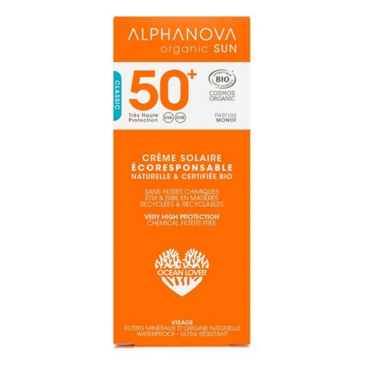 [3760075072551] SUN CREME SOLAIRE BIO SPF50+ (ALPHANOVA)