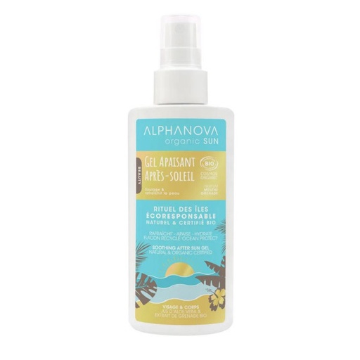 [3760075070601] SUN SOOTHING REFRESHING GEL - AFTER SUN WITH ORGANIC ALOE VERA (ALPHANOVA )