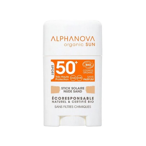 [3760075072094] BEIGE SUN STICK FOR FACE SPF50 (ALPHANOVA)