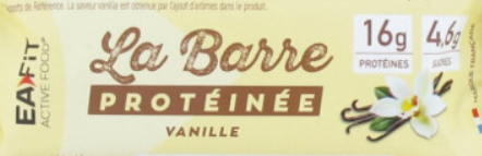 LA BARRE PROTEINE VANILLE  (EAFIT)