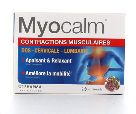 [3525722017411] MYOCALM MUSCLE CONTRACTIONS (3C PHARMA )